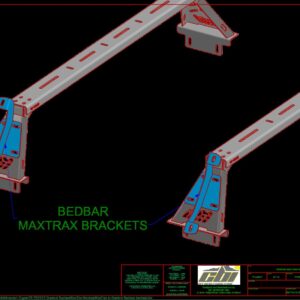 Overland Bed Bar Maxtrax Mount