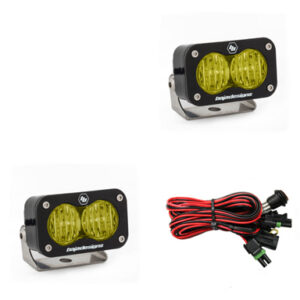 Baja Design S2 Pro, Pair Wide Cornering, LED, Amber