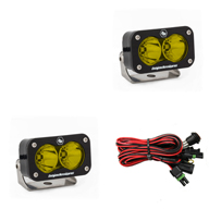 Baja Design S2 Pro, Pair Work/Scene LED, Amber