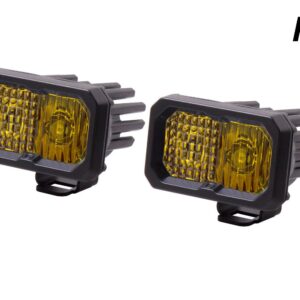 Diode Dynamics Stage Series 2″ SAE Yellow Pro Standard LED Pod – Combo | ABL